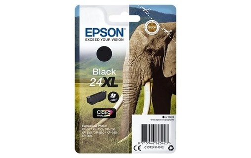 Epson 24XL - Elephant Cartouche Noir C13T24314012 (T2431)
