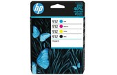 HP 912 Pack 4 Cartouches d'encre noir, cyan, magenta et jaune
