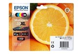 Epson 33XL/T3357 Pack 5 Cartouches Noir/couleurs C13T33574012 (Orange)