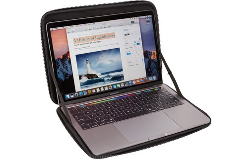 Thule Gauntlet 4.0 Attaché Noir - Mallette pour MacBook Pro 14"