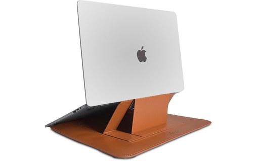 Étui et support pliable pour MacBook Pro 16" - Marron - Wiwu Skin Pro III
