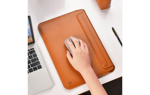 Étui et support pliable pour MacBook Pro 16" - Marron - Wiwu Skin Pro III