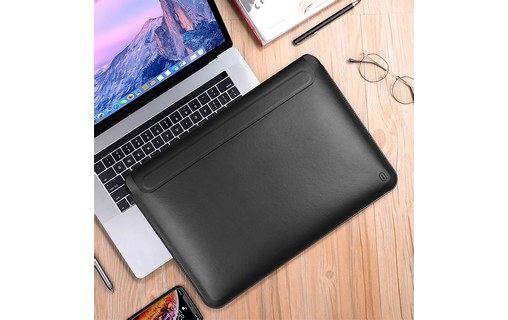 Étui et support pliable pour MacBook Pro 16" - Noir - Wiwu Skin Pro III