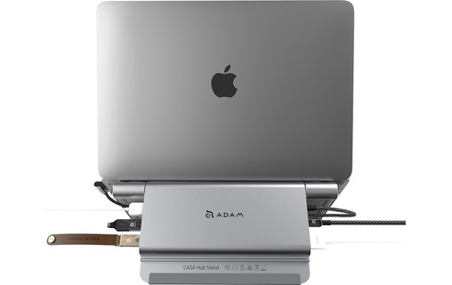 Support pliable et dock USB-C pour MacBook Pro - Adam Elements Casa Hub Stand