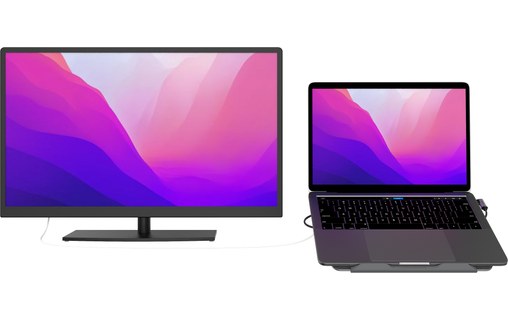Support pliable et dock USB-C pour MacBook Pro - Adam Elements Casa Hub Stand