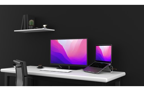 Support pliable et dock USB-C pour MacBook Pro - Adam Elements Casa Hub Stand