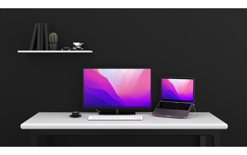 Support pliable et dock USB-C pour MacBook Pro - Adam Elements Casa Hub Stand