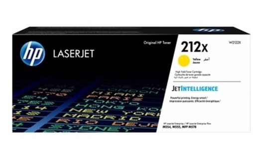 HP 212X - Toner jaune HP W2122X de haute capacité