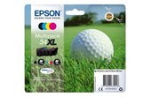 Epson 34XL C13T34764010 Pack 4 Cartouches Noir/couleurs (Balle de Golf)
