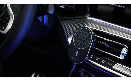 Chargeur voiture compatible MagSafe pour iPhone - Adam Elements Omnia C2 Noir