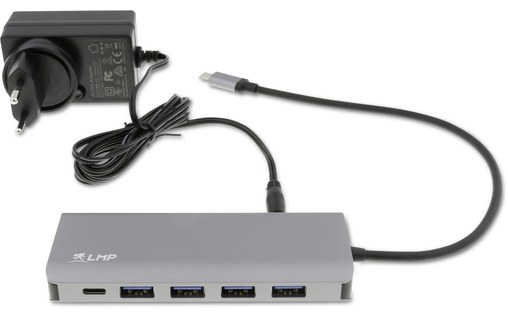 LMP USB-C Hub Gris Sidéral - Hub 7 ports