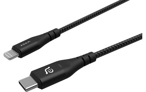 Câble USB-C / Lightning avec indicateur de charge - Adam Elements PeAk II C120i
