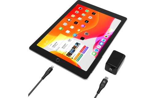 Câble USB-C / Lightning avec indicateur de charge - Adam Elements PeAk II C120i