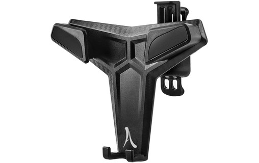 Support Smartphone 6,5' Fixation Grille d'Aération Rotatif 360° Akashi - Noir