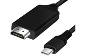 Câble USB-C vers HDMI Adaptateur video universel 2m - Noir