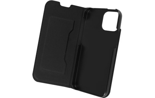 Housse iPhone 13 Mini avec Porte-carte Support Vidéo Akashi noir