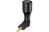 Micro Jack 3.5mm Réduction de bruit et son omnidirectionnel Ultra-compact Noir