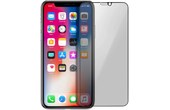Film Écran iPhone X et XS Verre Trempé Biseauté Anti-espion Bord noir