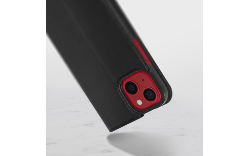 Housse iPhone 13 avec Porte-carte Support Vidéo Akashi noir