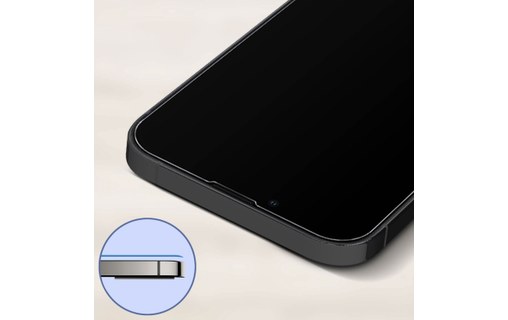 2 Films iPhone 13 et 13 Pro Verre Trempé 9H Bords Biseautés Akashi transparent
