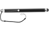 Stylet écran tactile Universel Pointe Caoutchouc Dragonne extensible Akashi Noir