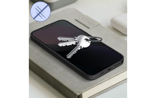 2 Films iPhone 13 et 13 Pro Verre Trempé 9H Bords Biseautés Akashi transparent