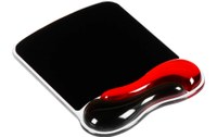 KENSINGTON tapis souris Rouge/Noir Duo Gel Wave