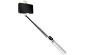 Perche Selfie Bluetooth avec fonction Trépied Télécommande sans fil LinQ blanc