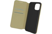 Housse Folio iPhone 12 et 12 Pro Portefeuille Fonction Support Vidéo doré