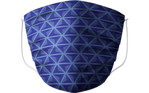 Barral - Lot de 10 masques lavables & recyclables Made in France Motifs Triangle