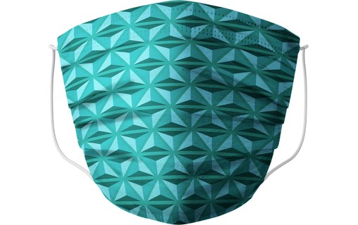 Barral - Lot de 10 masques lavables & recyclables Made in France Motifs Triangle