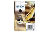 Epson 16 - Stylo à plume Cartouche Noir C13T16214012 (T1621)