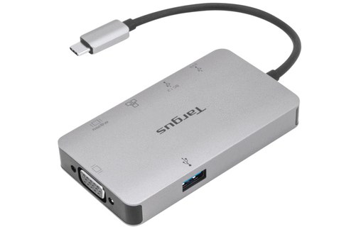 Targus DOCK419 Avec fil USB 3.2 Gen 1 (3.1 Gen 1) Type-C Gris