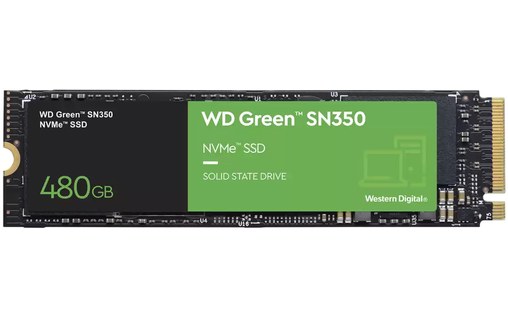 Western Digital Green SN350 480 Go - SSD M.2 NVMe PCIe 3.0