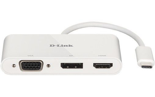 D-Link DUB-V310 station d'accueil Avec fil USB 3.2 Gen 1 (3.1 Gen 1) Type-C Blan