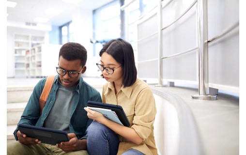 Logitech Rugged Combo 3 Touch EDU Bleu Smart Connector ĄŽERTY Français