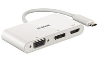 D-Link DUB-V310 station d'accueil Avec fil USB 3.2 Gen 1 (3.1 Gen 1) Type-C Blan