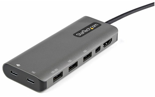 StarTech.com Adaptateur Multiports USB-C - USB-C vers HDMI ou Mini DisplayPort 4
