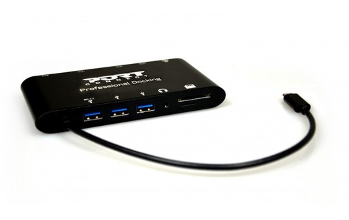 Port Designs 901906 hub & concentrateur USB 3.2 Gen 1 (3.1 Gen 1) Type-C 5000 Mb