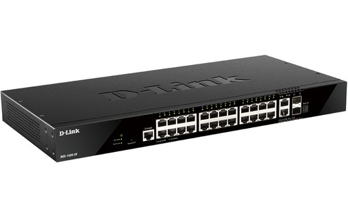 Switch Ethernet D-LINK DGS-1520-28/E 26 ports - 10 GbE, Manageable, L3