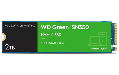 Western Digital Green SN350 2 To - SSD M.2 NVMe QLC