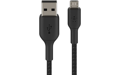 Belkin CAB007bt1MBK câble USB 1 m USB A Micro-USB A Noir