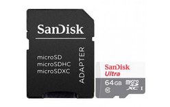 Carte microSDXC SanDisk Ultra Lite 64 Go, UHS-I