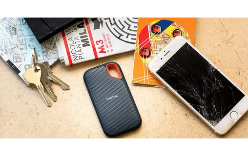 SanDisk Extreme Portable 500 Go - Noir - SSD NVMe externe USB-C