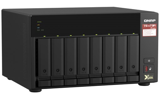 QNAP TS-873A-8G serveur de stockage NAS Tower Ethernet/LAN Noir V1500B