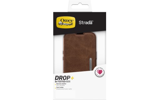 OtterBox Strada Folio Series pour Apple iPhone 13 Pro, Espresso Brown
