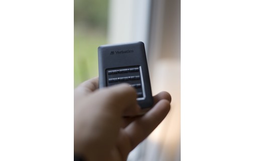 Verbatim Store 'n' Go Secure 256 Go - Argent, Noir - SSD externe USB-C - 53402