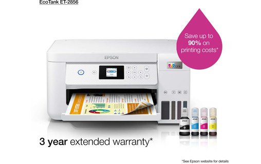Imprimante multifonction Epson EcoTank ET-2856 / C11CJ63406 - WiFi, AirPrint