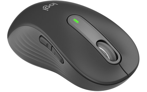 Souris sans fil Logitech Signature M650 L - Grise - Pour gaucher, Ergonomique
