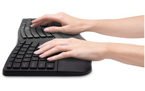 Clavier sans fil Kensington Pro Fit Ergo - Noir avec repose-poignets